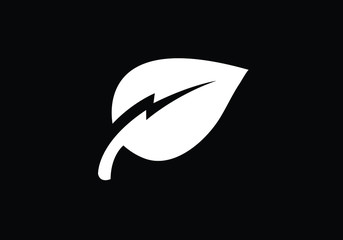 Leaf icon sign symbol, green logo, Organic logo