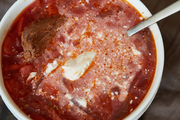 borsch Ukrainian Russian