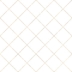 White classic minimalist line golden background. Seamless geometric pattern with metallic texture. Gold geometric seamless pattern. Art Deco background.