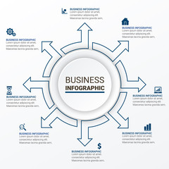 Unique infographics Template