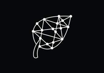 Creative Leaf Technology Logo Design Template, Green Technology logo designs concept