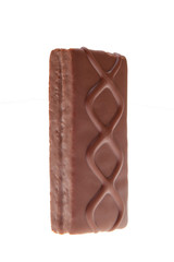 The Chocolate biscuit Isolated on White Background