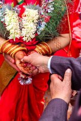 Fototapeta na wymiar Details of Hindu Wedding Rituals