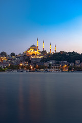 Fototapeta na wymiar A metro bridge in Istanbul