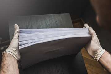 Handling envelopes and mail safely