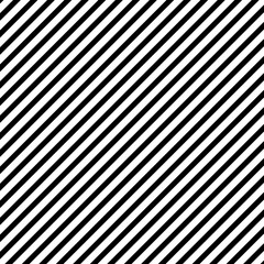 Diagonall lines pattern. Black lines on white background. Simple repeat ornament. Vector illustration