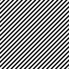 Diagonall lines pattern. Black lines on white background. Simple repeat ornament. Vector illustration