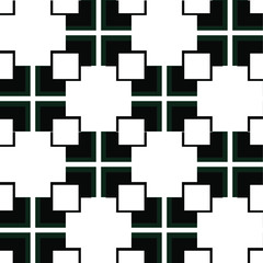 Seamless pattern. Black and white print for your textiles. Vector illustration.