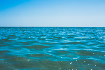 amazing sea in the summer or early autumn