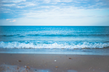 Fototapeta premium amazing sea in the summer or early autumn