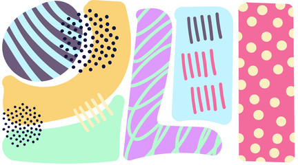 Bright abstract background, modern pattern for textiles, printing, screen saver, web design.	