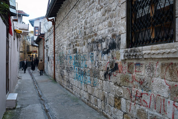Fototapeta premium Antioch, Turkey - 24, January, 2020:The streets of the historic city of Antioch,bearing traces of many civilizations and empires such as Alexander, Rome etc. One of the important cities of the Roman E