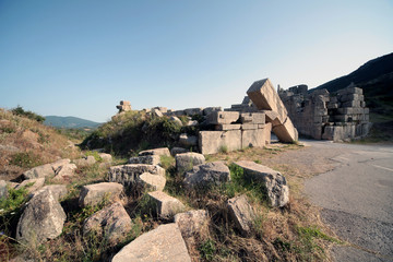 Panoramic view of the Arcadia Gate ,Peloponnese,Greece