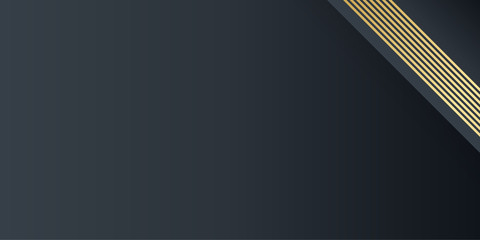 Abstract black and gold background 