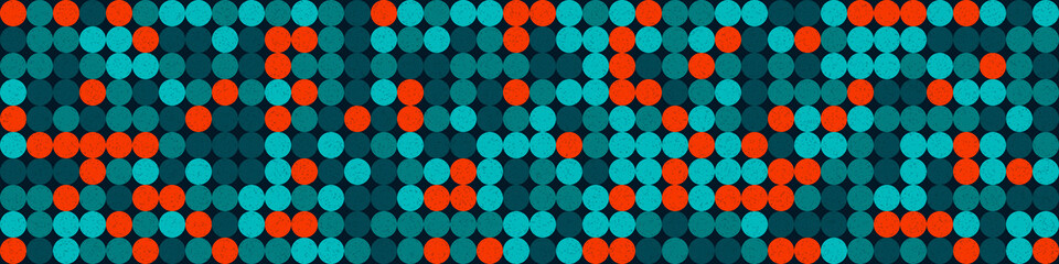 Colour Dots Universe art background design illustration