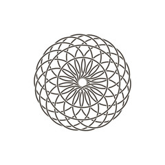 Geometric oriental arabic pattern. Logo. Element for your design