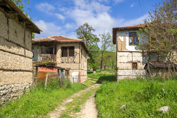 Old houses from the nineteenth century in Zlatolist, Bulgaria