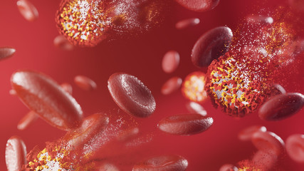 COVID-19 Corona virus outbreaking and treatment Pandemic medical health risk concept