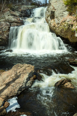 Champman Falls in Devil's Hopyard State Park in Connecticut.