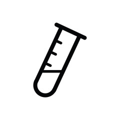 flask tube icon vector logo trendy design