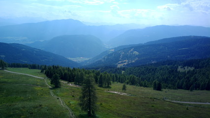 Fototapeta na wymiar panorama of the mountains in the summer