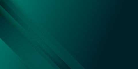 Obraz premium Modern 3D green dark background for presentation design. Vector illustration design for presentation, banner, cover, web, flyer, card, poster, wallpaper, texture, slide, magazine, and powerpoint. 