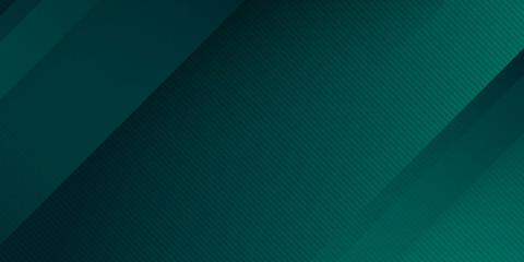 Fototapeta premium Abstract green light line cross shadow on black blank space design modern futuristic technology background vector illustration.