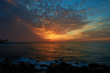 Sunrise on the beach