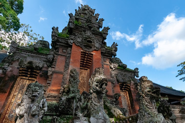 Naklejka premium Pura Dalem Agung Padangtegal Temple Ubud Bali