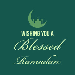 Happy Ramadan wishes background, graphic design illustration wallpaper