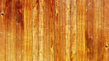 Old background of brown wooden planks board texture.