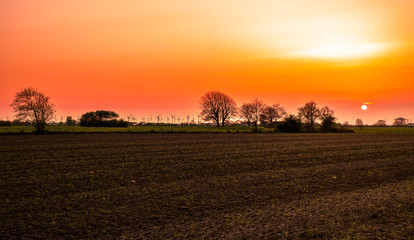 Sonnenuntergang an der Küste