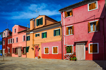 Fototapeta na wymiar The picturesque island of Burano