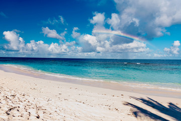 Fototapeta na wymiar Caribbean island panorama of Anguilla