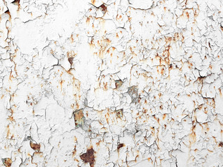 Rusty white sheet texture background.