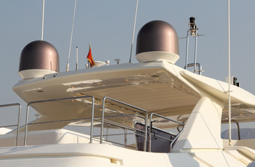 Yacht radar and communication system.