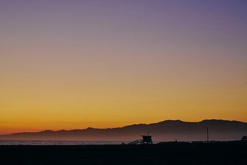 Fototapeta premium sunset california