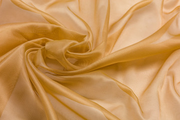 Shiny beige vial textile cloth background texture