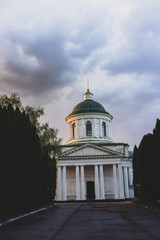 Ukraine church after rain. 
