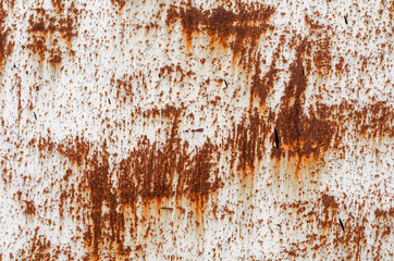 old iron rusty wall close up