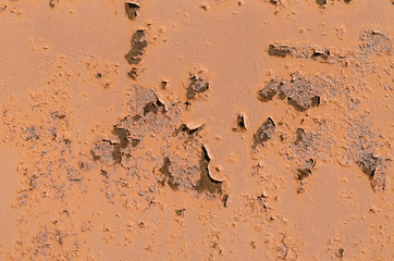 old iron rusty wall close up