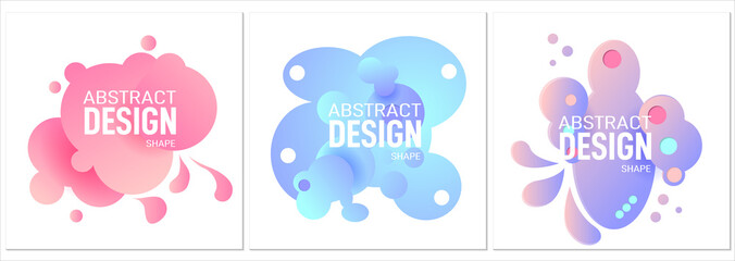 Fototapeta premium Vector illustration of abstract design shape with smooth color perfect for background or advertisement