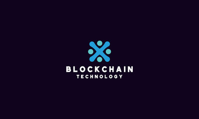 Block Chain Technology Logo Vector Design Template. investment and banking Icon. financial app Symbol For Company And business.
