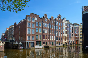 Fototapeta na wymiar Amsterdam Canalhouses