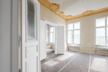 empty flat during renovation, renovate room
