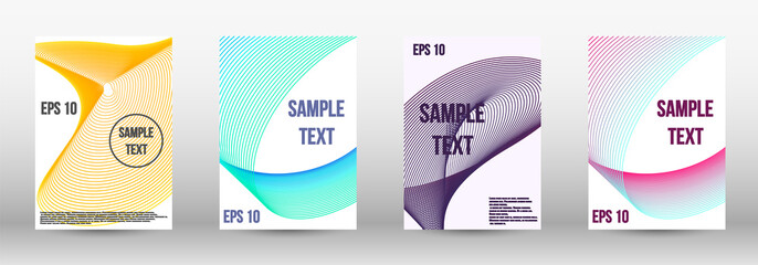 Geometric template with lines 