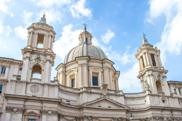 Fototapeta na wymiar Sant’Agnese in Rome Italy
