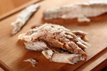 Smoked mackerel fillet