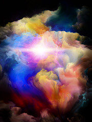 Obraz na płótnie Canvas Colorful Cloud Abstraction