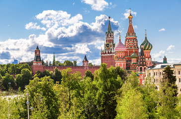 Moscow Kremlin and Cathedral of Vasily Blessed